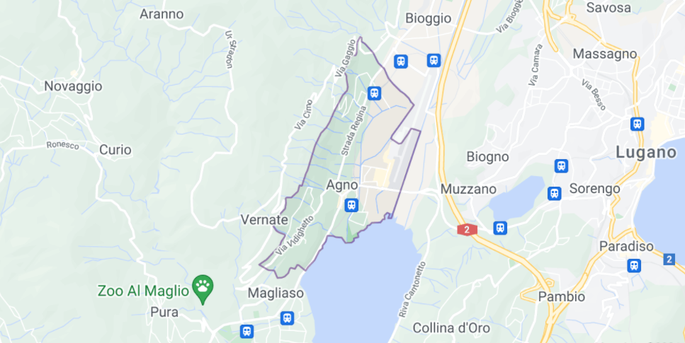 mapa de agno