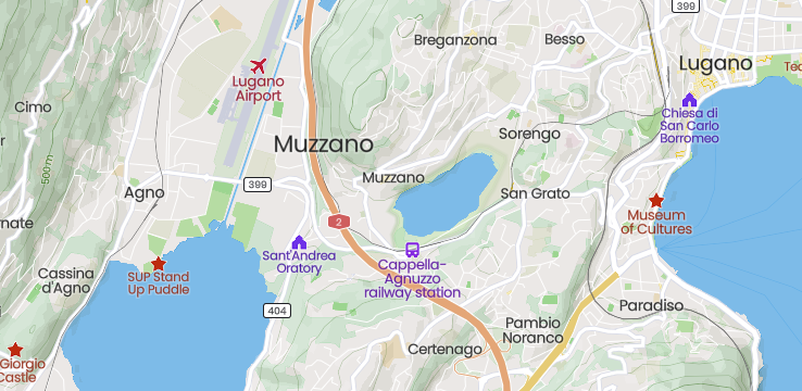 muzzano mapa